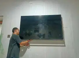 Pemasangan breket tv, briket tv, bracket tv
