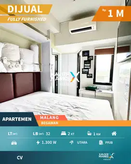 Dijual Apartemen Begawan Malang Full Furnish Siap Huni