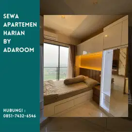 Menyewakan apartemen harian Treepark Serpong BSD City murah