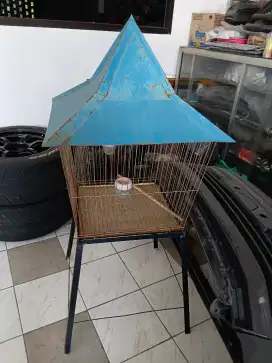 kurungan besi blom pernah dpakai 40x40 atas lbh besar no minus
