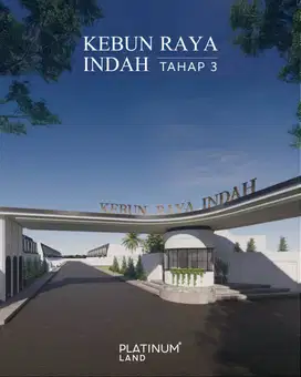 DI JUAL Rumah di Kebun Raya Indah View Gunung Salak Bogor