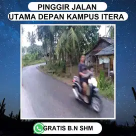 KAVLING RUKO ITERA NEMPEL JALAN UTAMA COCOK BAGUN RUKO DAN USAHA