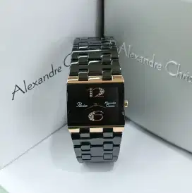 JAM TANGAN WANITA ALEXANDRE CHRISTIE ORIGINAL AC 2881 keramik