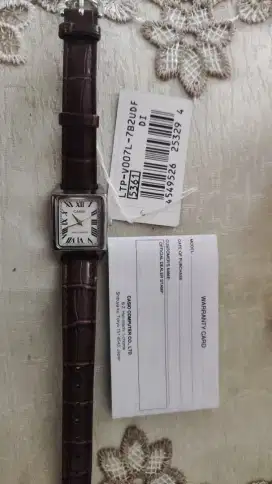 casio baru lengkap kartu garansi