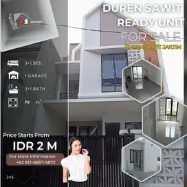 Investasi Cerdas! Rumah 3 Lt Baru dalam Komplek, Harga Terjangkau 346
