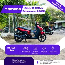 Yamaha All New Gear S 125cc Std Bluecore Fi Tahun 2022