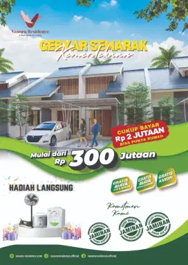 Rumah Cluster 2.5jt All in langsung akad