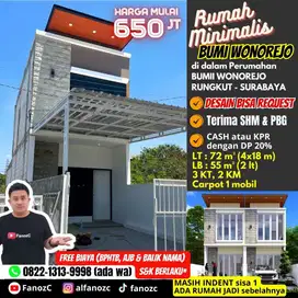 rumah murah surabaya, rumah minimalis, rumah rungkut surabaya