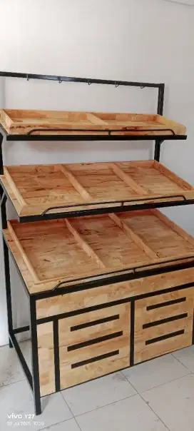 Rak Meja Display Toko buah dan sayur