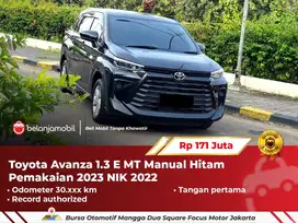 [ GARANSI 1TH ] Toyota Avanza 1.3 E MT Manual Hitam 2022/2023