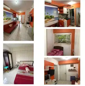 The green pramuka city sewa apartemen 2 kamar