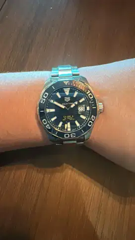 Second hand - Jam Tangan ORI Tag Heuer Aquaracer 43mm, Full Kotak