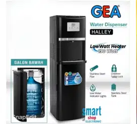 Dispenser GEA normal,Galon Bawah,Panas- Dingin Es