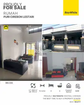 Jual Rumah SHM di Puri Cirebon Lestari