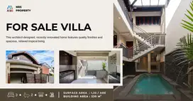 FOR SALE VILLA WITH A BEAUTIFUL POOL IN KEROBOKAN