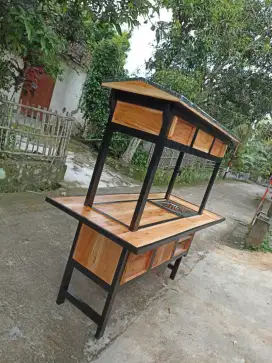 Gerobak Angkringan Bakso Mie Ayam PeceL Bubur Sate Martabak Ronde dlL