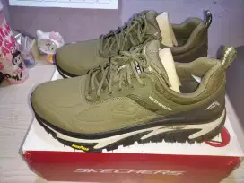 Jual sepatu sketcher original model baru hijau navi
