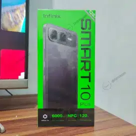 INFINIX SMART 10 PLUS 6/128GB GARANSI RESMI INFINIX 1 TAHUN BISA COD