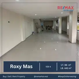 Disewakan Murah Ruko Komersial di kawasan Roxy Mas