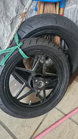 Vnd v speed hitam aerox set ban