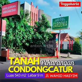Tanah Bagus selatan Hotel Gardenia Jl.Wahid Hasyim Condongcatur Lt 543