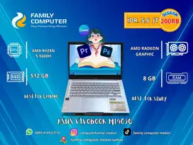 ASUS VIVOBOOK M1403Q RYZEN 5-5600H|RAM 8GB|SSD 512GB|BACKLITE|MULUS|OK