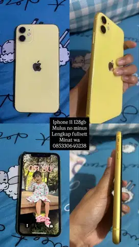 Jual Iphone 11, 128 gb dual sim