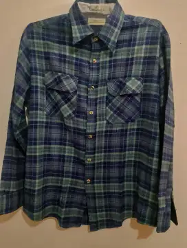 Kemeja Flanel Made in Korea St. John's Bay