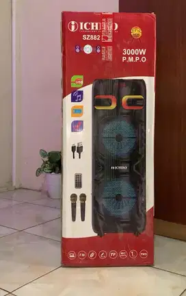 EXPOSE Speaker SZ-8331 Besar + Wireless Mic BARU