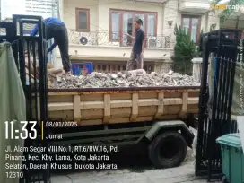 Jasa buang puing dan buang sampah