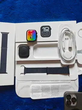 Apple Watch iWatch Series 10 46mm Resmi Blibli iBox Jet Black BH 100%