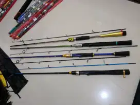 Joran pancing Carbon solid panjang 1.80 Meter Mewah Murah