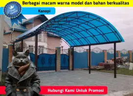 Kanopi Carport Kantor Ruko Bengkel Model terbaru Harga Promosi