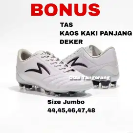 Sepatu bola jumbo asli ukuran 44-48