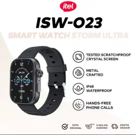 Smartwatch Itel ISW-023 Black BNIB, Segel, Grs.Resmi Itel 1 Thn.