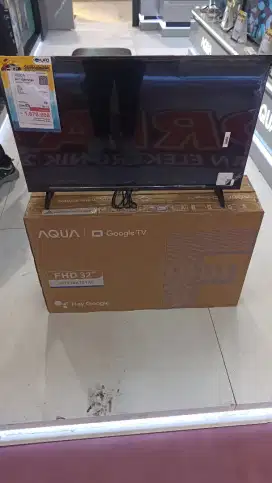 TELEVISI AQUA 32 INCH GOOGLE TV || KREDIT DP MULAI 0%