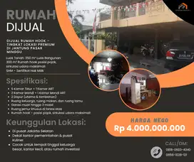 DIJUAL RUMAH HOOK – TINGKAT