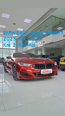 BMW 840i Red on black 2024 Nik23 Siap Pakai