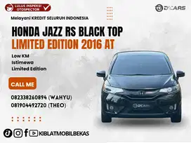 JAZZ RS BLACK TOP LIMITED 2016 AUTOMATIC LOW KM