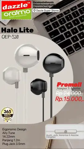 Headset Semi in ear Oraimo OEP-320S