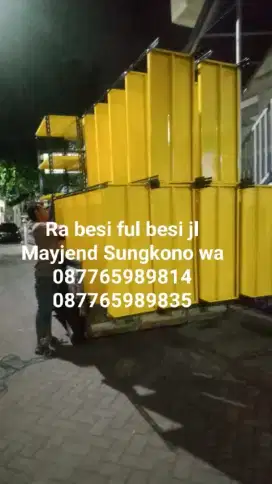 Rak besi full besi dan ramping