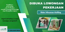 LOWONGAN RIDER MINUMAN KELILING (CIKUPA)