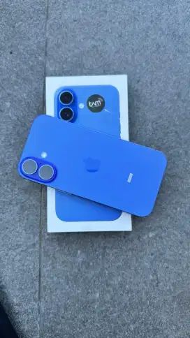 Iphone 16 128 ultra marine blue Resmi Ibox Garansi Panjang Fullset