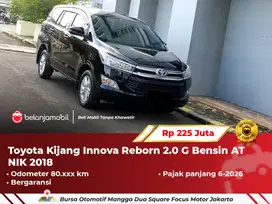 [ BERGARANSI ] Toyota Kijang Innova Reborn 2.0 G Bensin AT 2018/2019