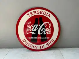 Vintage papan iklan coca cola