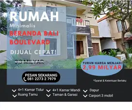 DJUAL Cepat BU BSB City Beranda Bali Boulevard Dkt Uptown Mall Dgn 5KT
