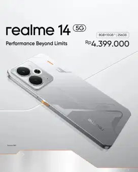 Realme 14 5G ram 8+16/256GB bisa cash dan kredit