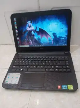 Laptop Murah Editing Dell Inspiron 14 core i3 ram 8/ssd 128 VGA 1gb