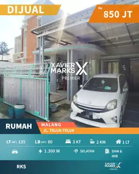 Dijual Rumah Terawat dekat Araya di Area Teluk Teluk Blimbing Malang