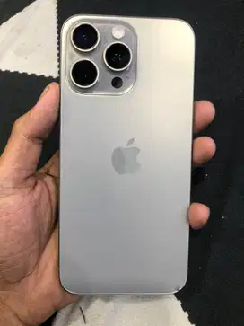 Iphone 15 promax 256gb natural titanium second ibox